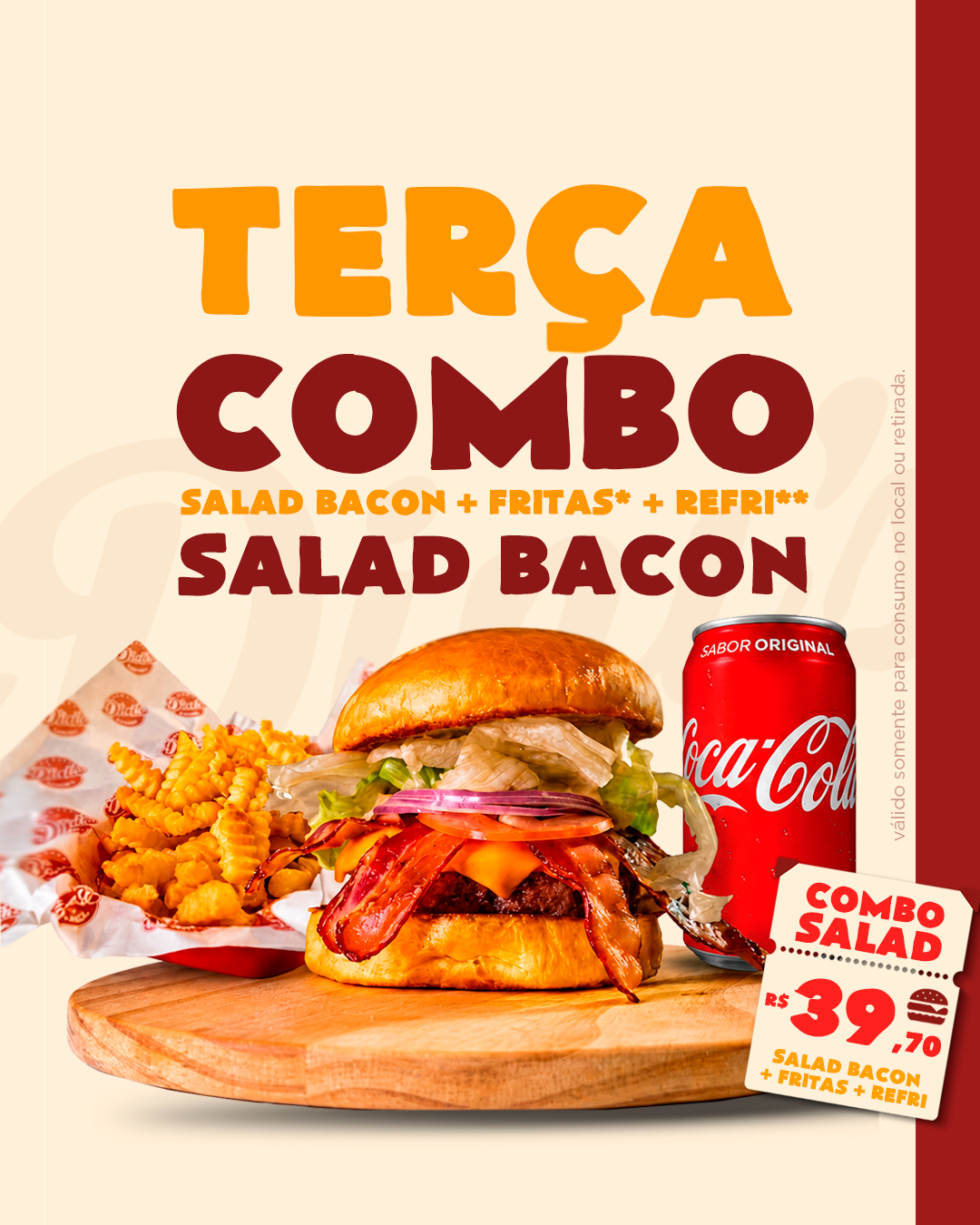 Terça — Combo Salad Bacon