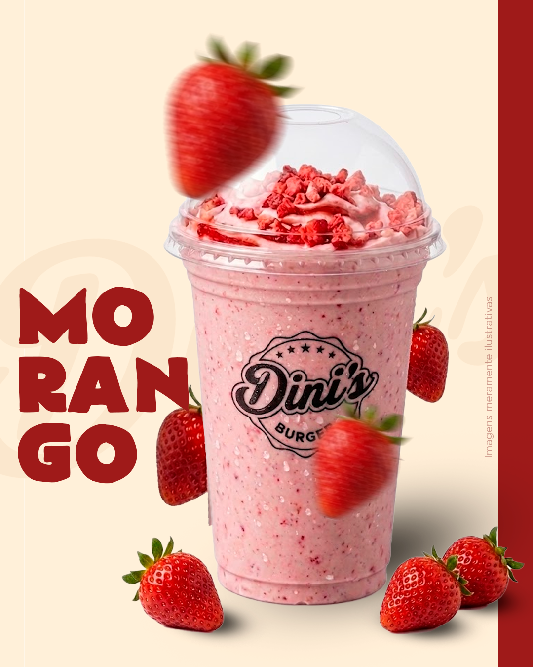 Milkshake de Morango